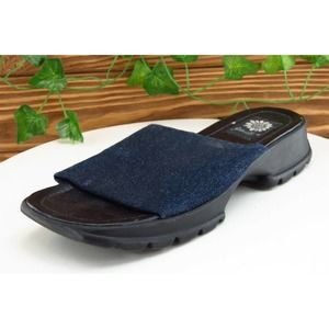 Yellow Box Sz 8.5 M Blue Slide Fabric Women Sandals‎
